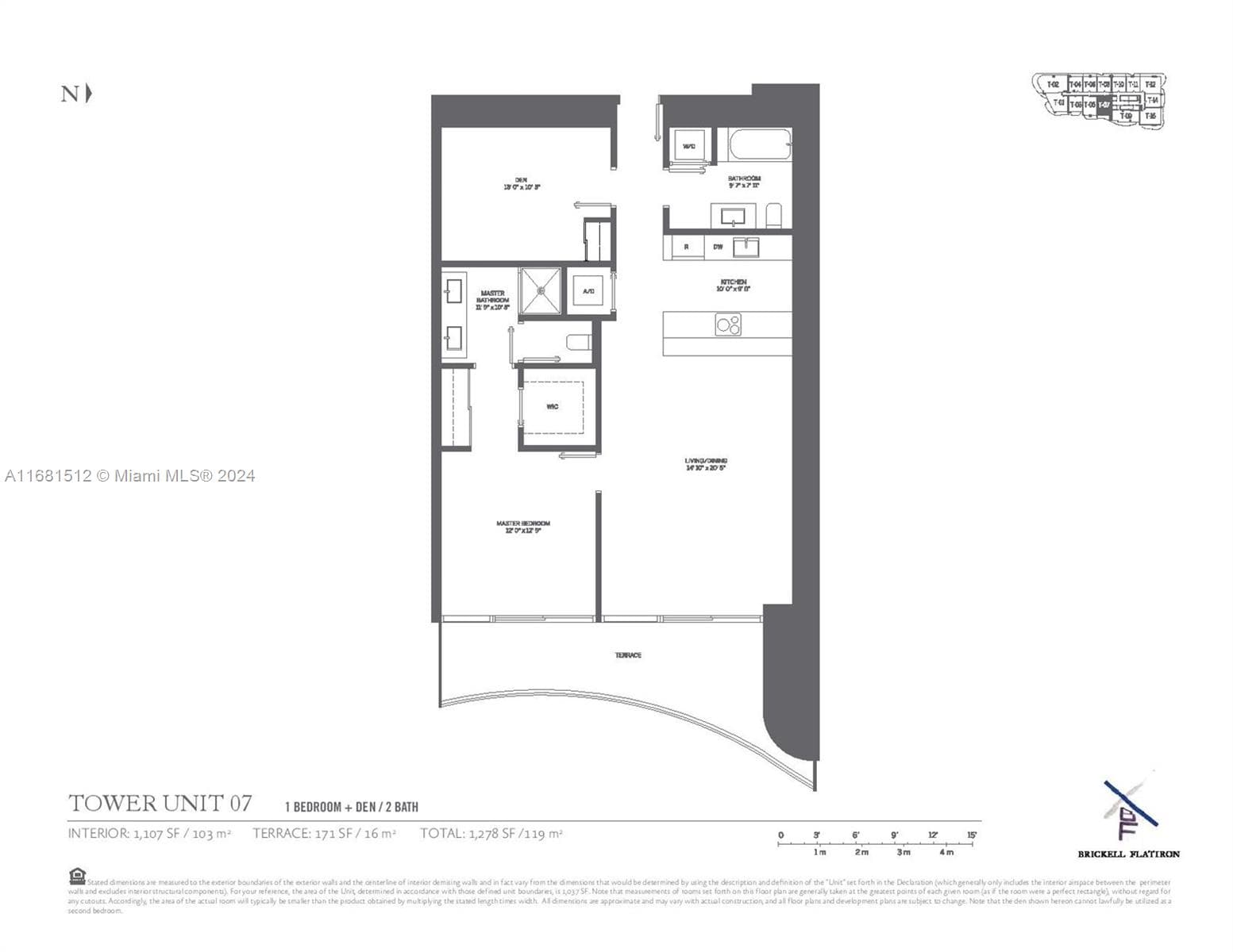 1000 Brickell Plaza # 3307, Miami FL 33131