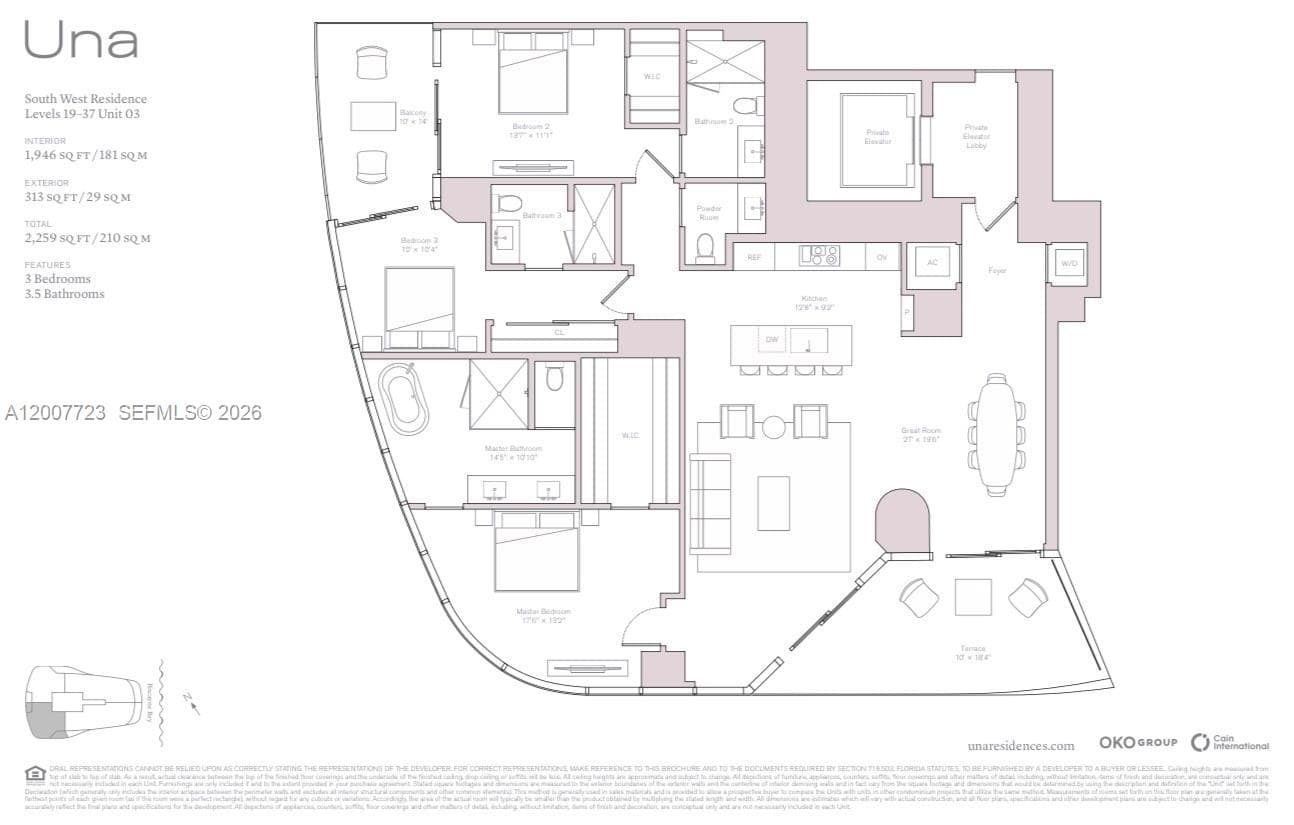 175 25 RD # 3303, Miami FL 33129