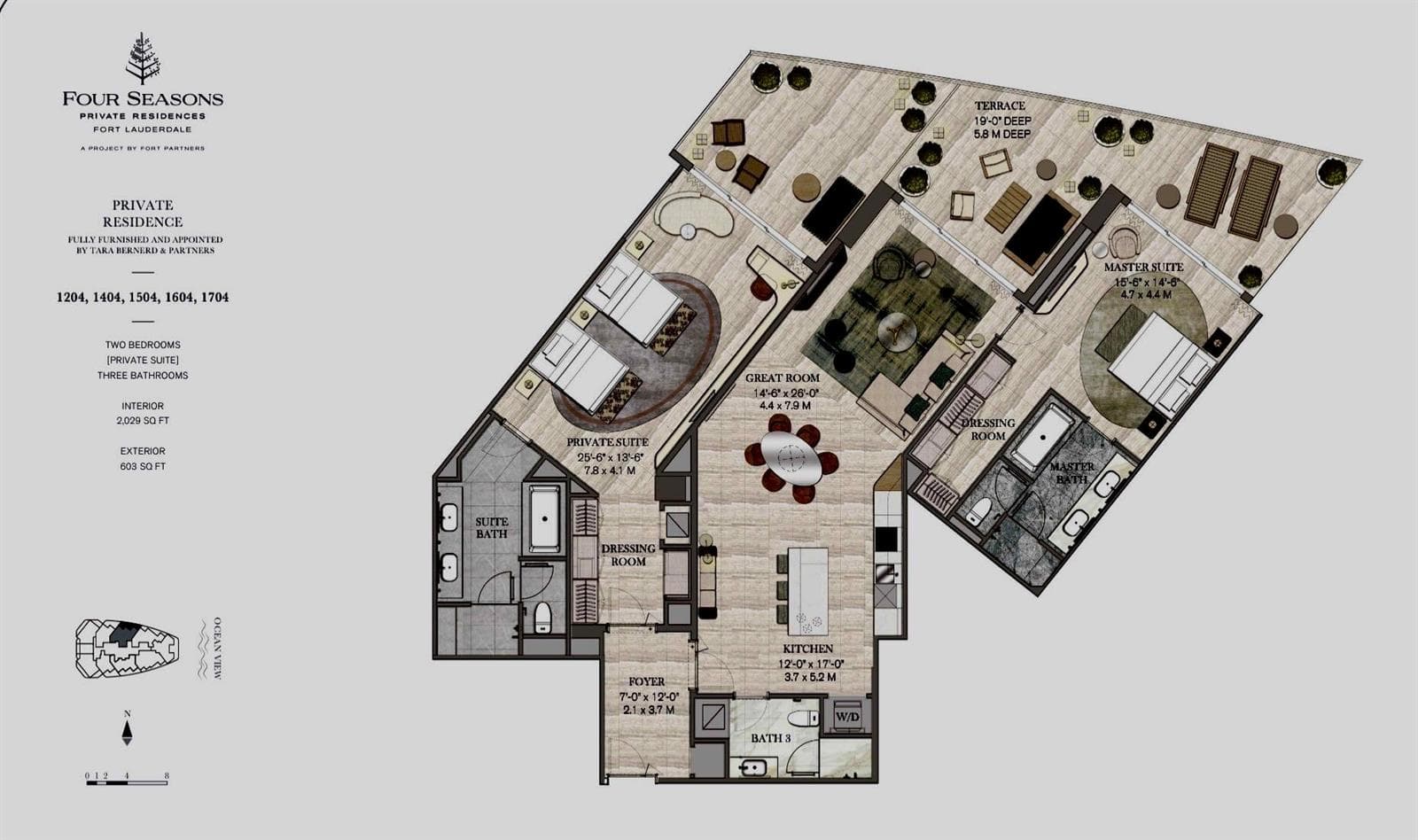 525 N FORT LAUDERDALE BEACH Boulevard N # 1704, Fort Lauderdale FL 33304