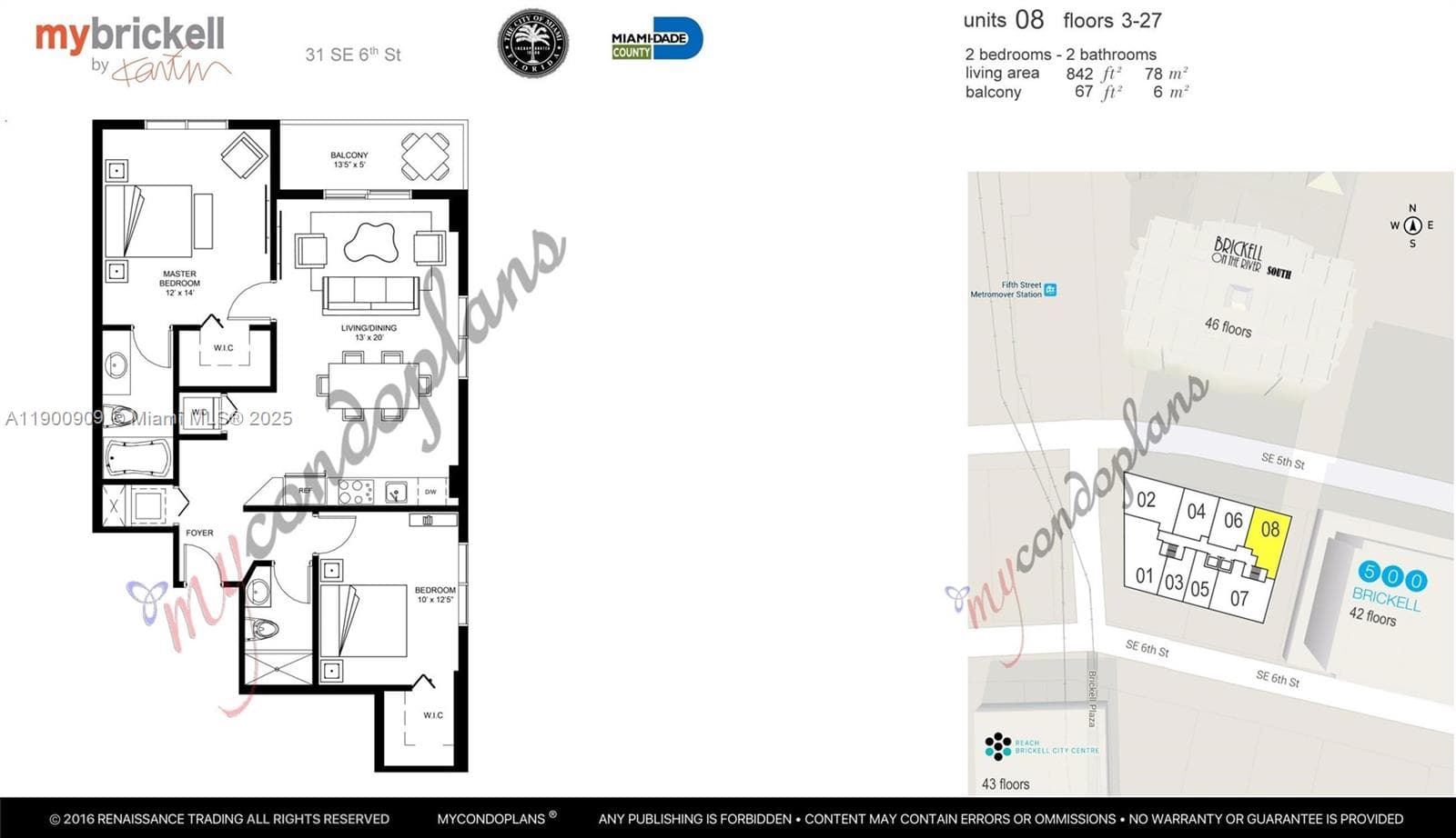 31 SE 6th St # 2508, Miami FL 33131