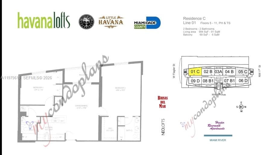 36 NW 6th Ave # 801, Miami FL 33128