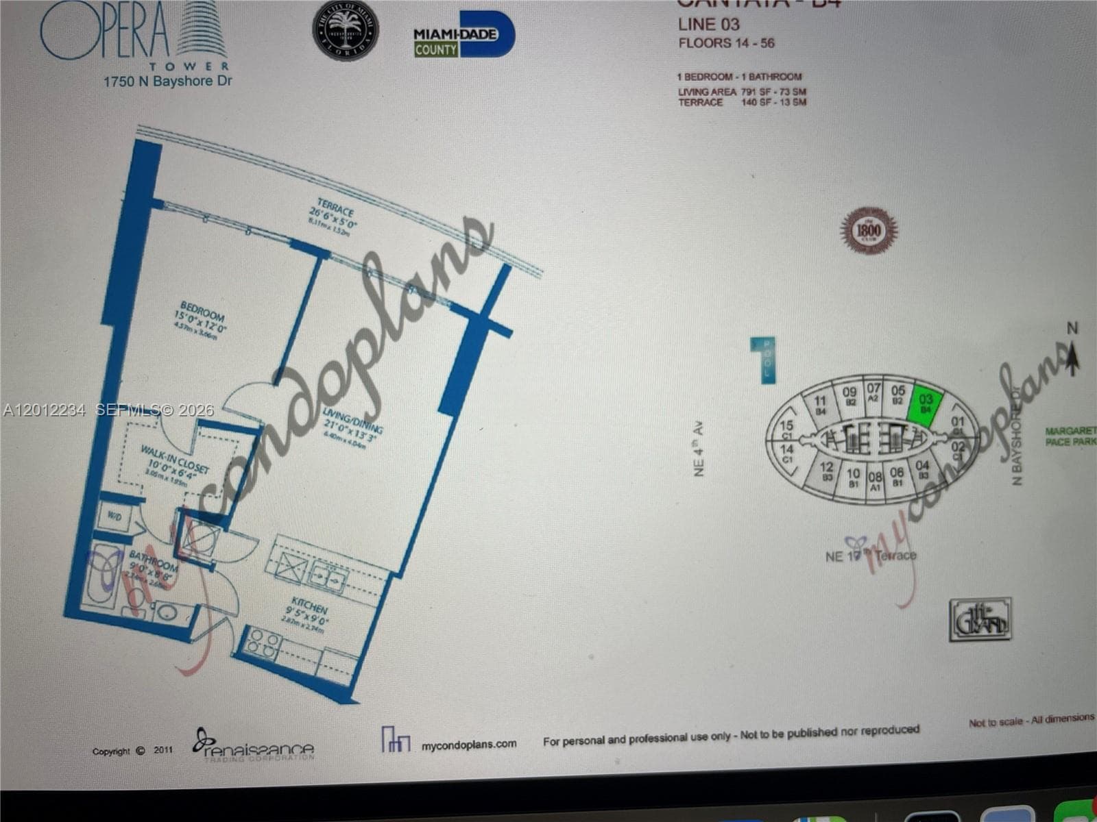 1750 N Bayshore Dr # 3403, Miami FL 33132