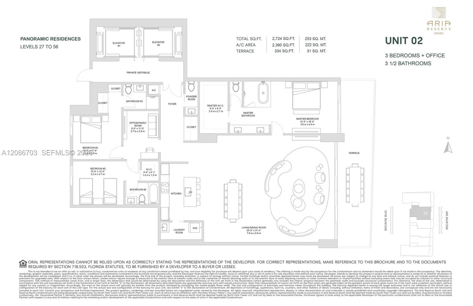 725 NE NE 24TH ST # 3002A, Miami FL 33137