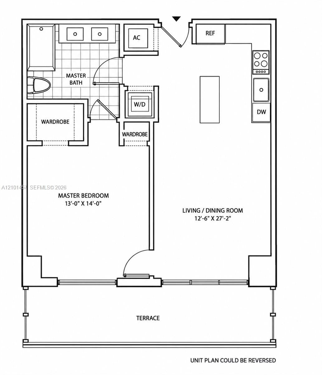 1300 Brickell Bay Dr # 1203, Miami FL 33131